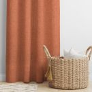 Goldfish orange Faux Linen Orange