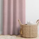 Flamingo pink Faux Linen Curtains