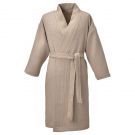 Beige Waffle Bathrobe