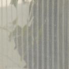 Double Stripe White Faux Linen Sheers