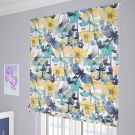 Dragon Fly Tapestry With Floral Design Roman Blinds