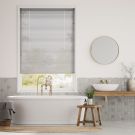 Glossy Silver-Venetian Blinds