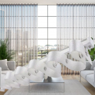 Ripple / Wave Curtain Track Set