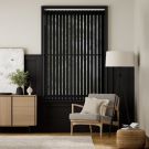 Black-Vertical Blinds