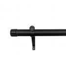 MATT BLACK FINISH END STUD CURTAIN POLE