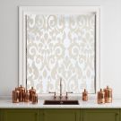 Cream Vintage Seamless Roller Jacquard Blinds
