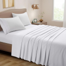 100% Premium Cotton White Flat sheet