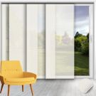 Madeira Snow White - Screen Fabric Panel Blinds