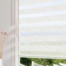 Ivory and Black- Zebra Blind