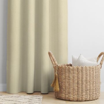 Vienna Cream Faux Linen Curtains