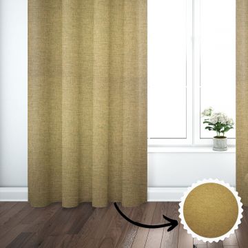 Rue Antique Gold Curtain