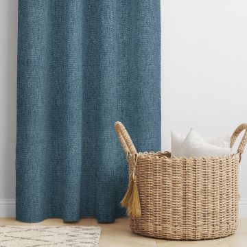 Knightsbridge Ocean Faux Linen 