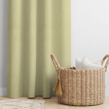 Creamy Faux Linen Curtains