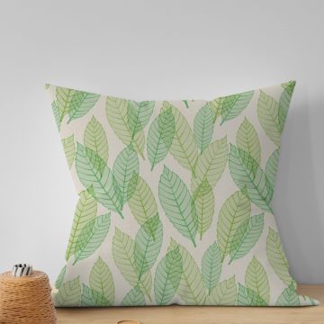 "Seamless leaf pattern" Cushion Cover 