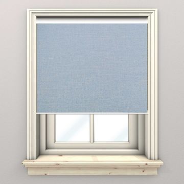 Madeira Blue Blackout Roller Blind