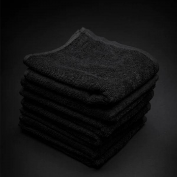 Black Towels-Hand Towel 12&quot; X 12&quot;