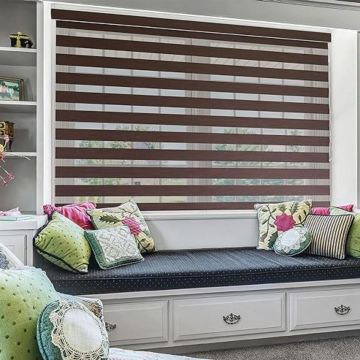 Brown - Zebra Blinds