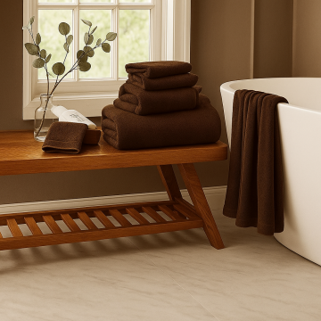 650GSM Hotel Grade Black Towels