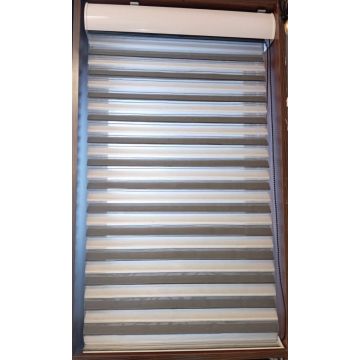 Black and white Triple Shade Blind