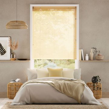 Gold-Venetian Blinds