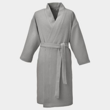Grey Waffle Bathrobe