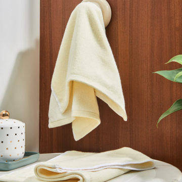 Butter Yellow Towel-Hand Towel 12&quot; X 12&quot;