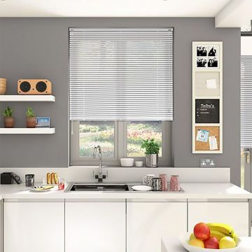 White Venetian Blinds