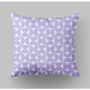 Lavender Retro Vibes Cushion Cover