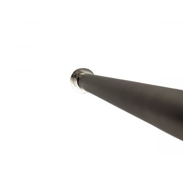 MATT SILVER FINISH RECESS BRACKET CURTAIN POLE