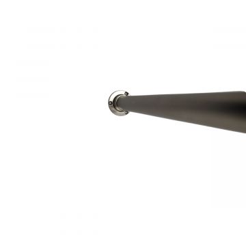 MATT SILVER  FINISH WALL BRACKET CURTAIN POLE