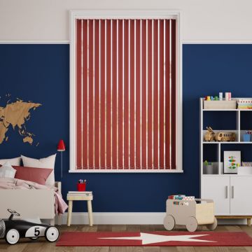 Maroon Red - Vertical Blinds