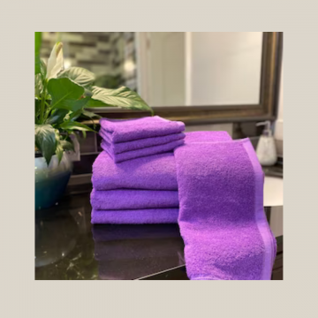 650GSM Hotel Grade Purple colour Towel
