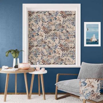 Vintage Floral Design Roman Blinds