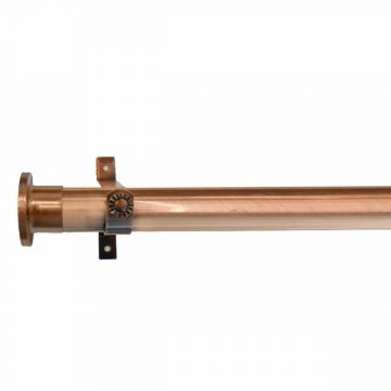 BRONZE FINISH WALL BRACKET CURTAIN POLE