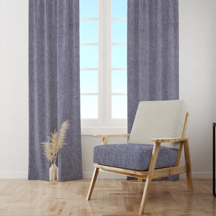 Wisteria Faux Linen Purple