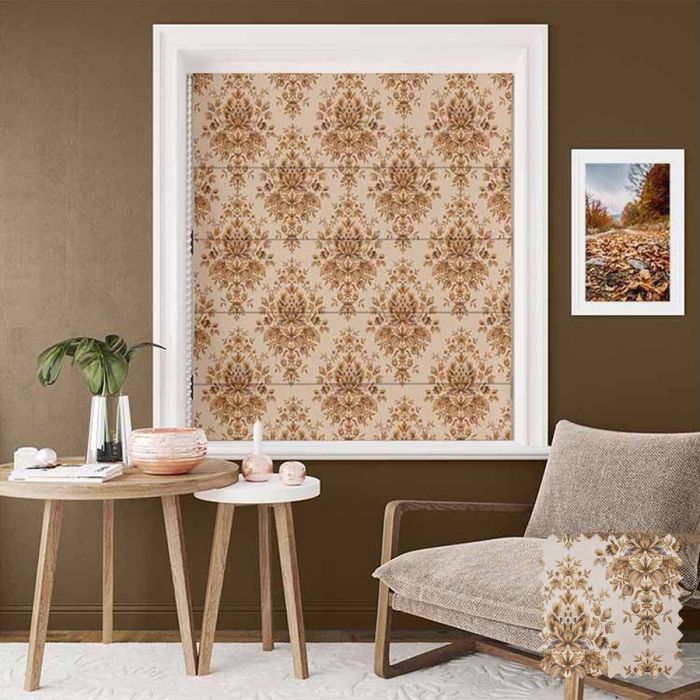 Picasso Damask Designs Roman Blinds